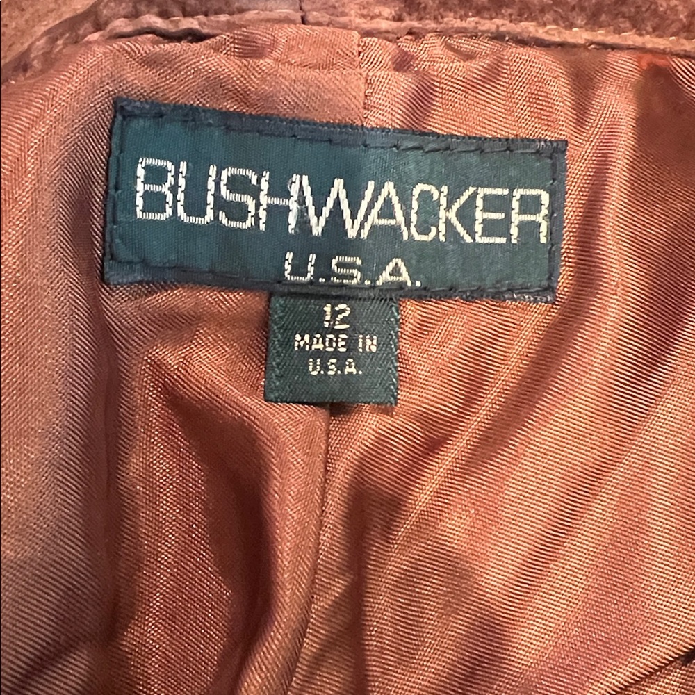 Bushwacker Soft Sueded Leather Pants Made in USA - Picture 5 of 6
